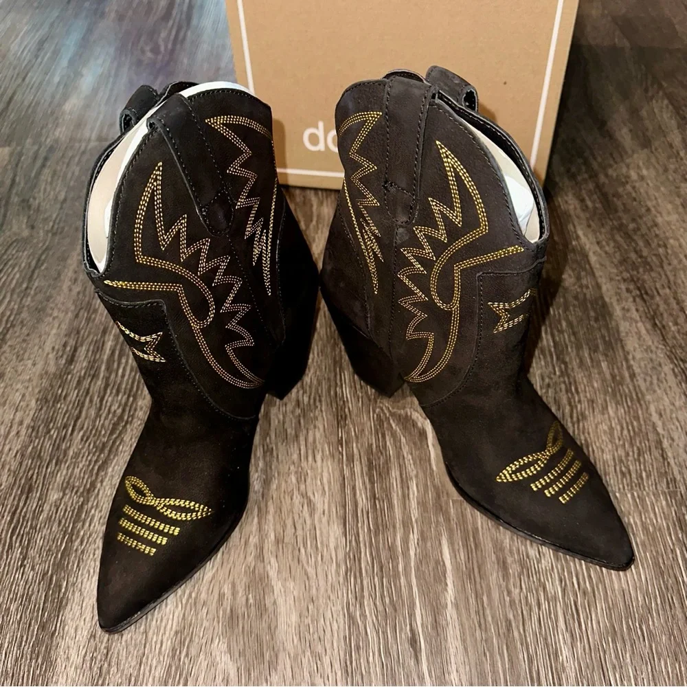DV Leather Ginni Cowboy Boots